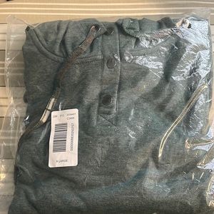 Brand new still sealed in the bag Heathered pine green hoodie